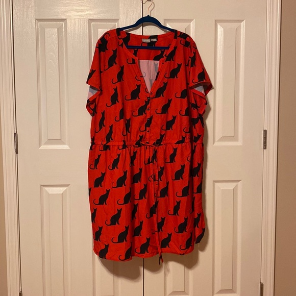 eshakti Dresses & Skirts - Fun dress with cat print!